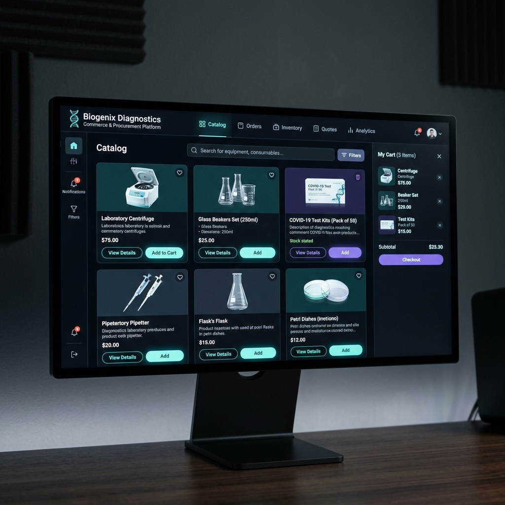Biogenix — Connected Digital Ecosystem & Commerce Platform