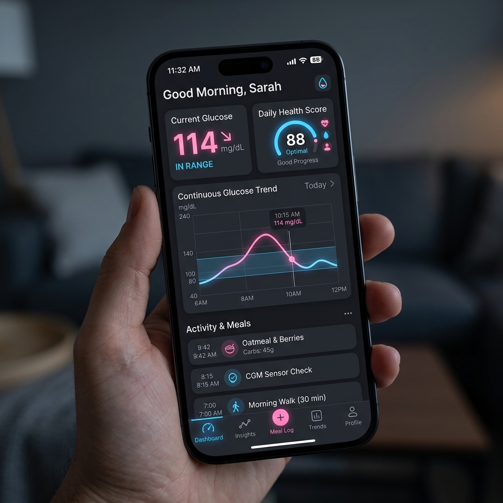 Optimus CGM — Continuous Glucose Monitoring App